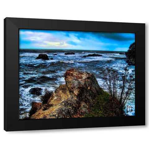 Poets Retreat Black Modern Wood Framed Art Print by Lavoie, Tina