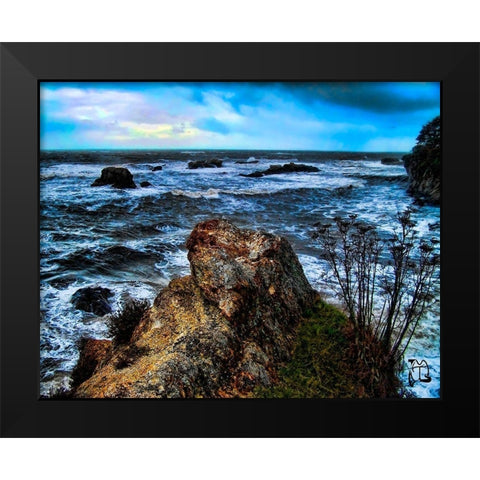 Poets Retreat Black Modern Wood Framed Art Print by Lavoie, Tina