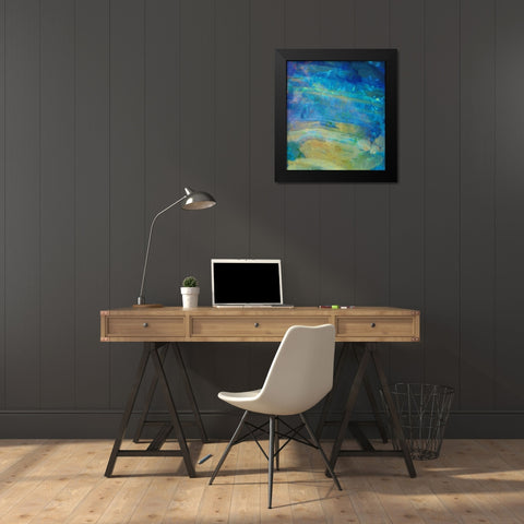 Sunrise Opal Black Modern Wood Framed Art Print by Lavoie, Tina