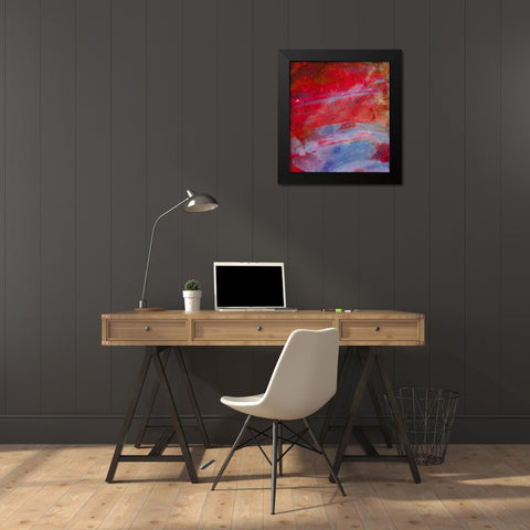 Sunset Opal Black Modern Wood Framed Art Print by Lavoie, Tina
