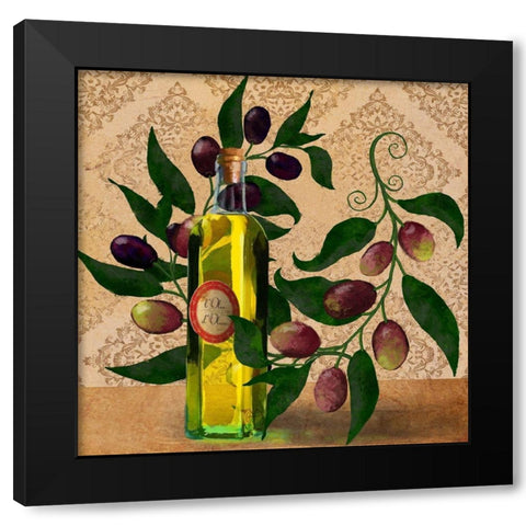 l Olio d Oliva Black Modern Wood Framed Art Print by Lavoie, Tina