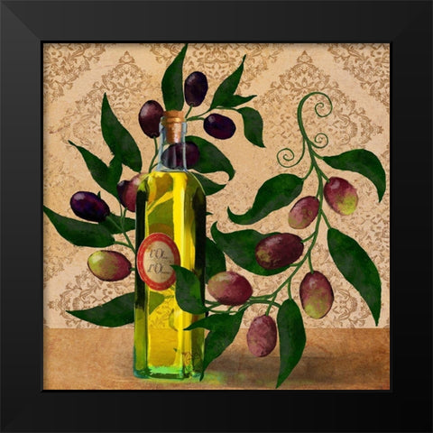 l Olio d Oliva Black Modern Wood Framed Art Print by Lavoie, Tina