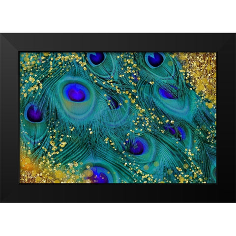 Buried Treasure IV Black Modern Wood Framed Art Print by Lavoie, Tina