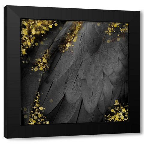 Mid-Summer Magik Noir Black Modern Wood Framed Art Print by Lavoie, Tina