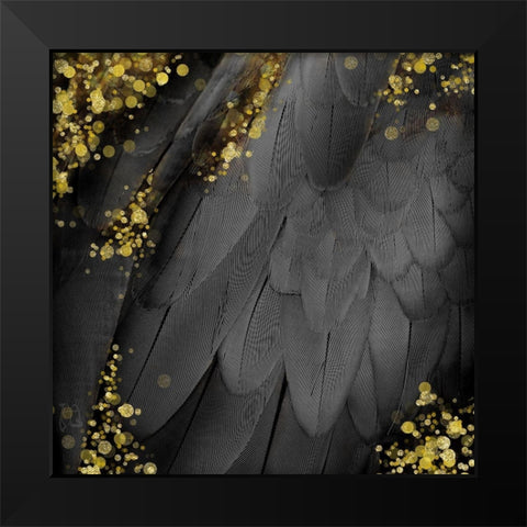 Mid-Summer Magik Noir Black Modern Wood Framed Art Print by Lavoie, Tina