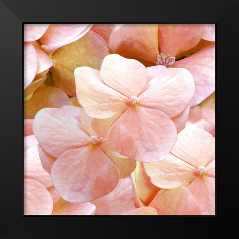 Innocence Pattern Black Modern Wood Framed Art Print by Lavoie, Tina