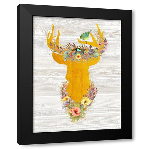 Queen Of The Forest Black Modern Wood Framed Art Print with Double Matting by Lavoie, Tina