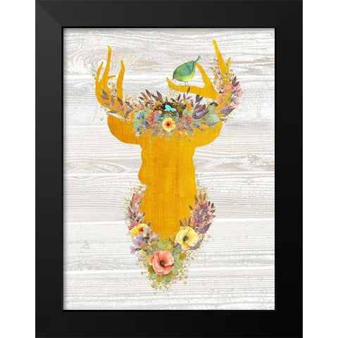Queen Of The Forest Black Modern Wood Framed Art Print by Lavoie, Tina