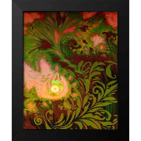 Tahitian Sunrise Black Modern Wood Framed Art Print by Lavoie, Tina