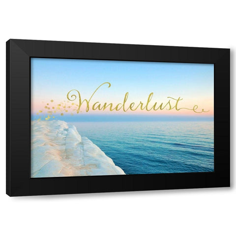 Wanderlust Black Modern Wood Framed Art Print by Lavoie, Tina