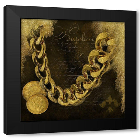 Lor De Napoleon Black Modern Wood Framed Art Print with Double Matting by Lavoie, Tina