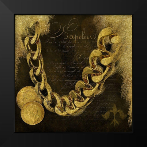 Lor De Napoleon Black Modern Wood Framed Art Print by Lavoie, Tina