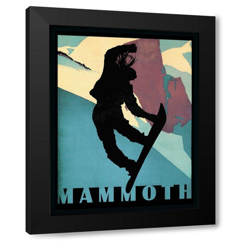 Mammoth Mountain Winter Sports I Black Modern Wood Framed Art Print with Double Matting by Lavoie, Tina