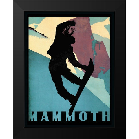 Mammoth Mountain Winter Sports I Black Modern Wood Framed Art Print by Lavoie, Tina
