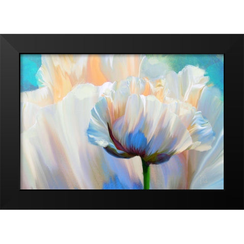 Coco In Love Black Modern Wood Framed Art Print by Lavoie, Tina