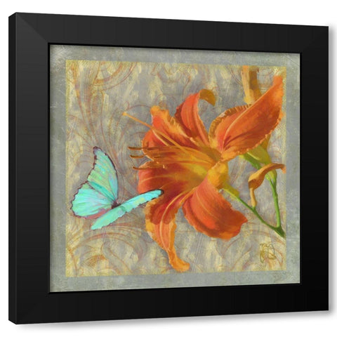 Afternoon In Tuscany II Black Modern Wood Framed Art Print by Lavoie, Tina