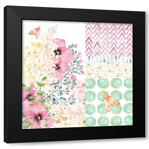 Lazy Summer Afternoon Medley II Black Modern Wood Framed Art Print by Lavoie, Tina