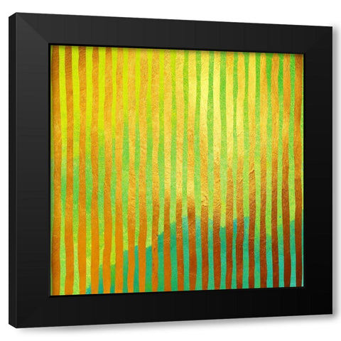 Bohemian Gold II Black Modern Wood Framed Art Print with Double Matting by Lavoie, Tina