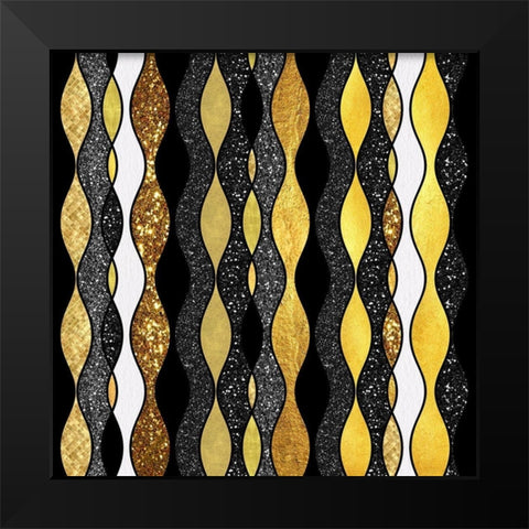 Groovy Baby Black Modern Wood Framed Art Print by Lavoie, Tina