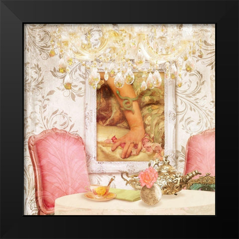 Hotel Regina Paris High Tea Black Modern Wood Framed Art Print by Lavoie, Tina
