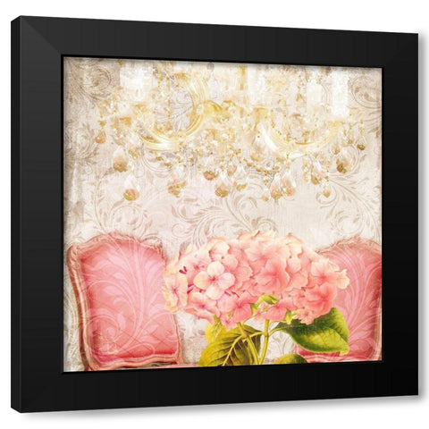 Hotel Regina Paris South Salon circa 1900 Black Modern Wood Framed Art Print by Lavoie, Tina