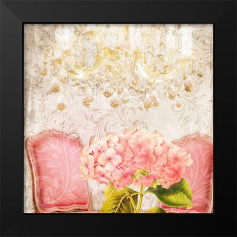 Hotel Regina Paris South Salon circa 1900 Black Modern Wood Framed Art Print by Lavoie, Tina