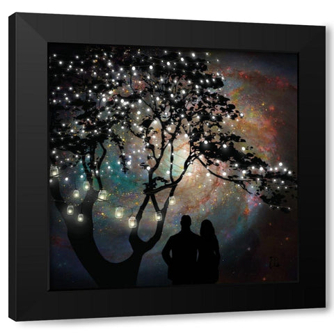 Date Night Black Modern Wood Framed Art Print with Double Matting by Lavoie, Tina