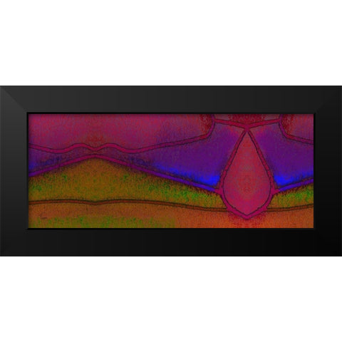 Compartmentalization Black Modern Wood Framed Art Print by Lavoie, Tina