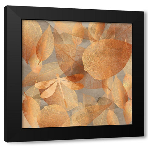 Copper Forest Black Modern Wood Framed Art Print with Double Matting by Lavoie, Tina