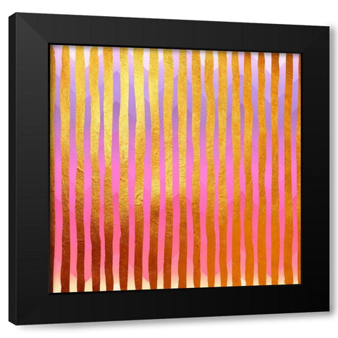 Gilded Cage I Black Modern Wood Framed Art Print with Double Matting by Lavoie, Tina