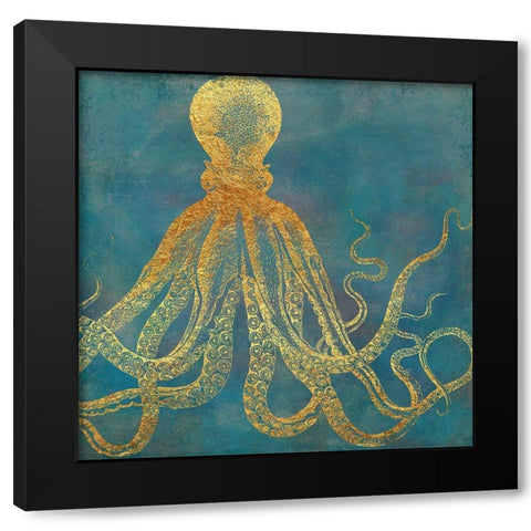 Deep Sea Life Ii Black Modern Wood Framed Art Print with Double Matting by Lavoie, Tina