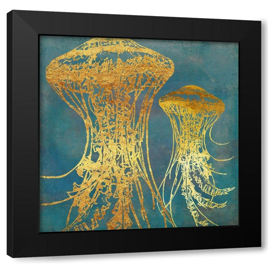 Deep Sea Life Iv Black Modern Wood Framed Art Print by Lavoie, Tina