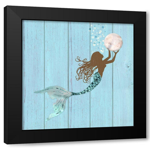 Gathering Pearls I Black Modern Wood Framed Art Print with Double Matting by Lavoie, Tina