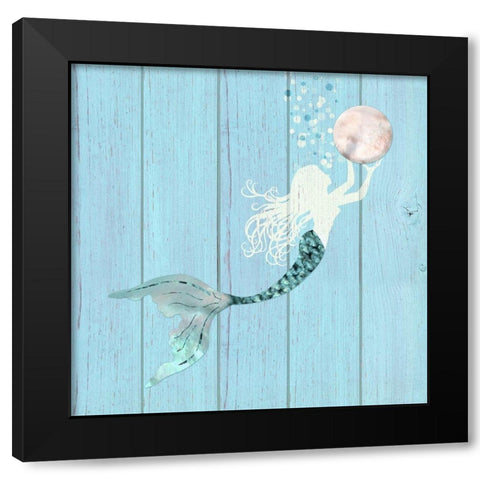Gathering Pearls II Black Modern Wood Framed Art Print with Double Matting by Lavoie, Tina