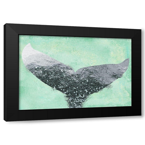 A Mermaids Tail I Black Modern Wood Framed Art Print with Double Matting by Lavoie, Tina