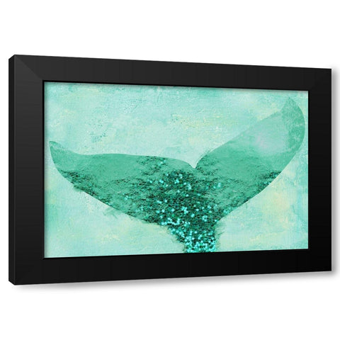 A Mermaids Tail III Black Modern Wood Framed Art Print with Double Matting by Lavoie, Tina