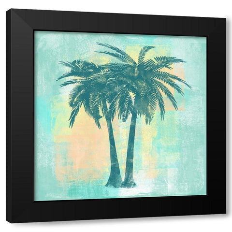 Tropicalifornia II Black Modern Wood Framed Art Print with Double Matting by Lavoie, Tina