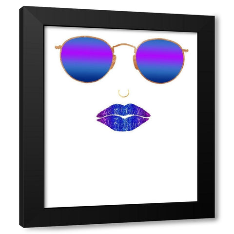 Summer Dusk Black Modern Wood Framed Art Print with Double Matting by Lavoie, Tina