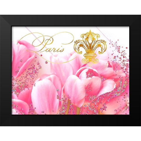 Wedding in Paris II Black Modern Wood Framed Art Print by Lavoie, Tina