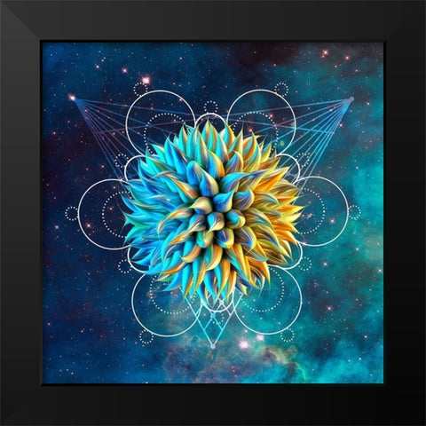 Untitled 32 Black Modern Wood Framed Art Print by Lavoie, Tina