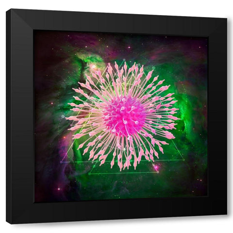 Untitled 33 Black Modern Wood Framed Art Print by Lavoie, Tina