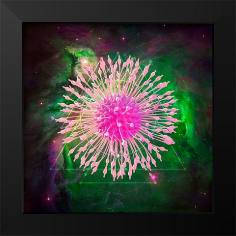 Untitled 33 Black Modern Wood Framed Art Print by Lavoie, Tina
