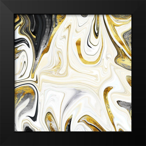 Metalsmith Latte Black Modern Wood Framed Art Print by Lavoie, Tina