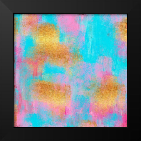 Invigorate Black Modern Wood Framed Art Print by Lavoie, Tina