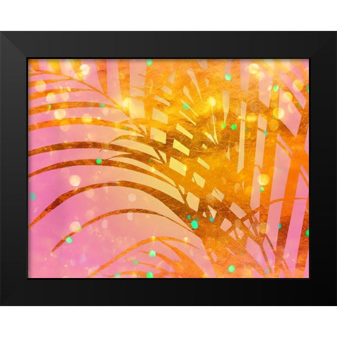 Sultry Black Modern Wood Framed Art Print by Lavoie, Tina