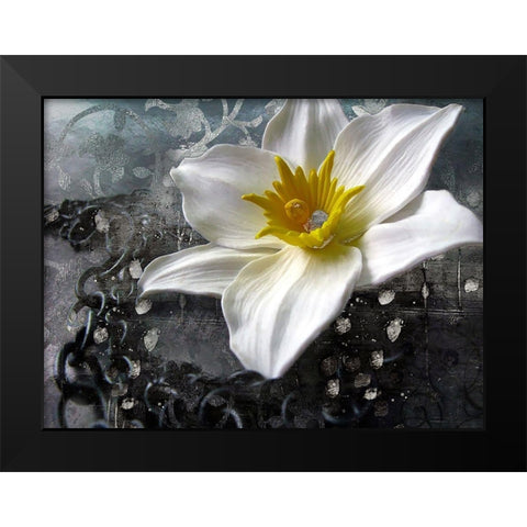 Frost Queen Black Modern Wood Framed Art Print by Lavoie, Tina