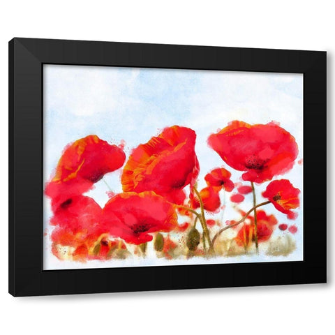 Field of Dreams Black Modern Wood Framed Art Print by Lavoie, Tina