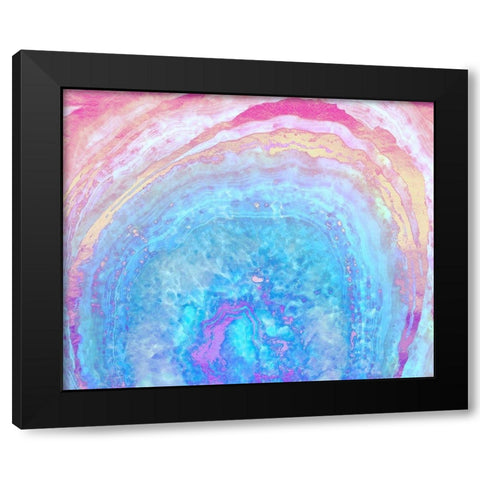 Into the ether Black Modern Wood Framed Art Print with Double Matting by Lavoie, Tina