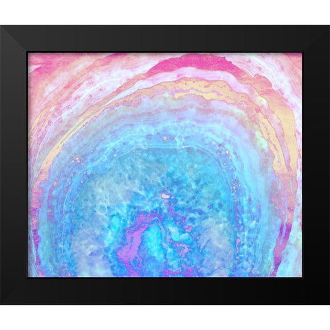 Into the ether Black Modern Wood Framed Art Print by Lavoie, Tina