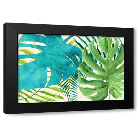 Rainforest Canopy Black Modern Wood Framed Art Print by Lavoie, Tina